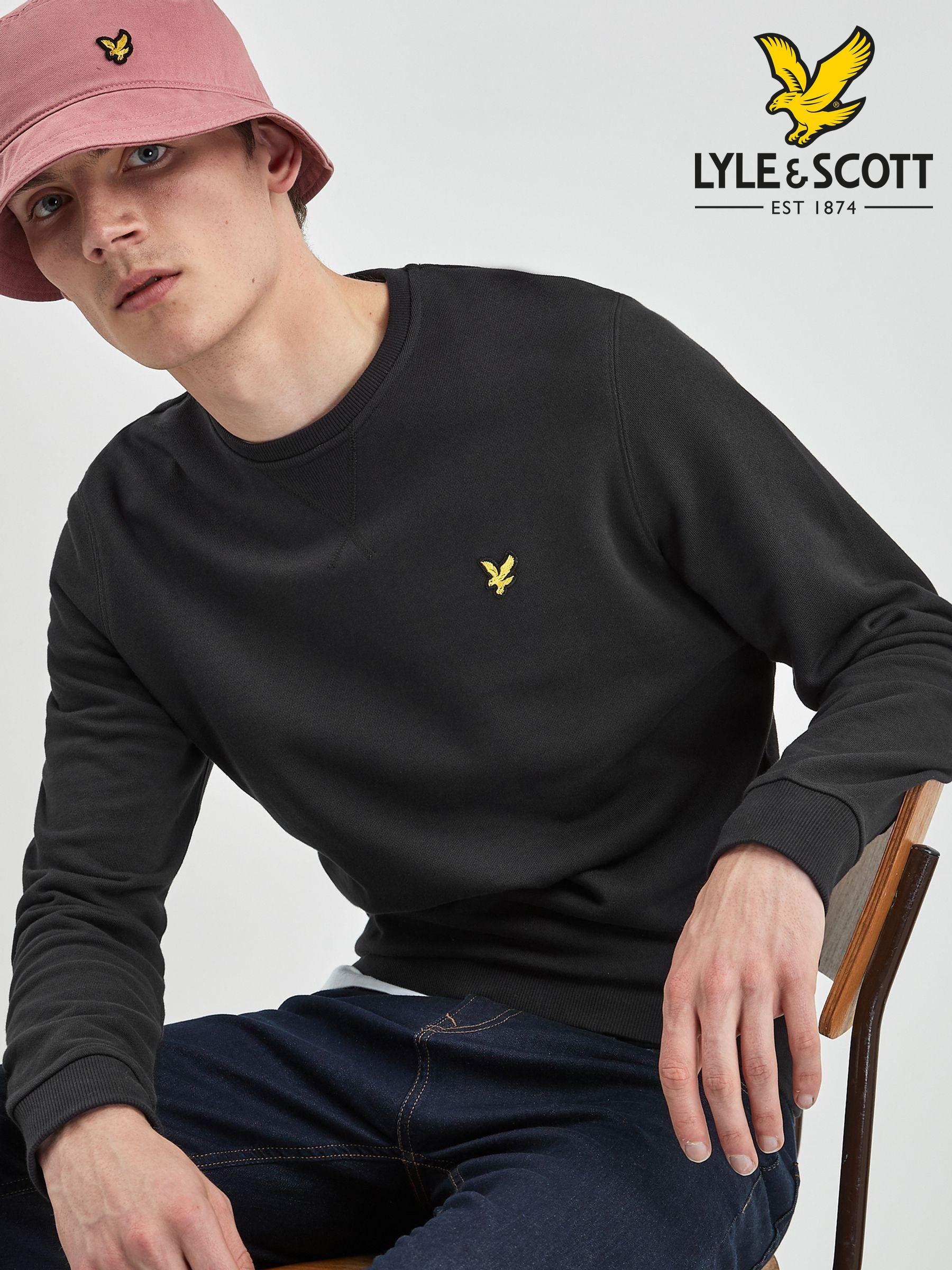Lyle and scott black sweatshirt cheap