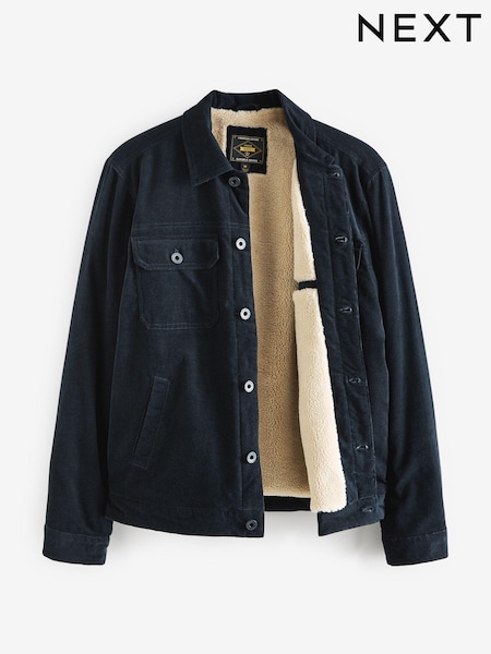 Cord Borg Lined Trucker Jacket (531009) | 79 zł