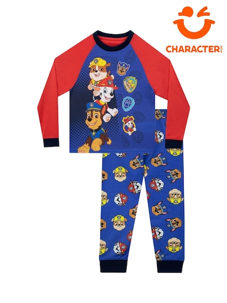 Character Red/Blue Paw Patrol Printed Long Sleeve Pyjamas (531076) | €24