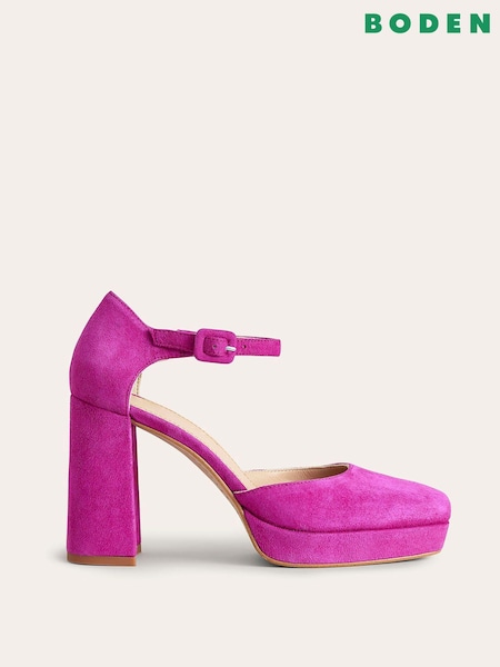Boden Purple Closed Toe Heeled Platform Shoes (531151) | €82