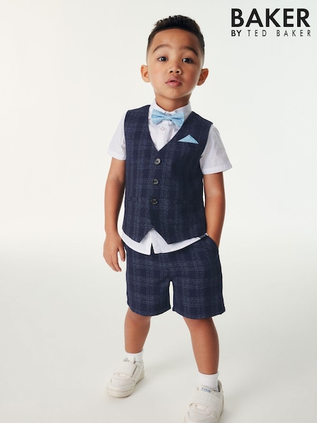 Baker by Ted Baker Shirt Waistcoat and Short Set (531446) | €40 - €41
