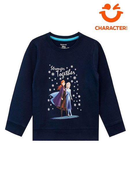 Character Navy Blue Frozen 100% Cotton Sweatshirt (531802) | €27