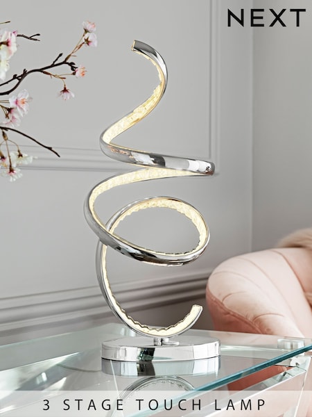 Chrome LED Cara Touch Table Lamp (531822) | €131