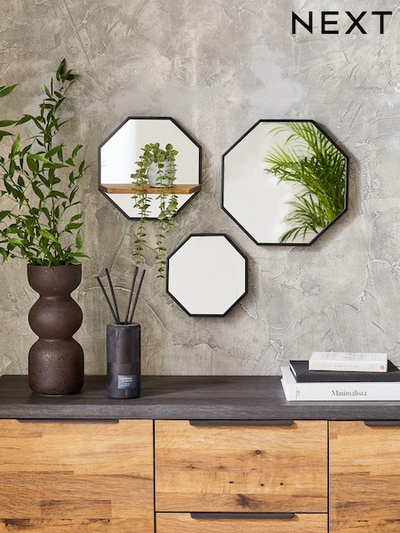 Set Of 3 Bronx Wall Mirrors (532034) | ‏22 ر.ع.‏