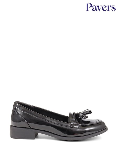 črna - Pavers Smart Patent Loafers (532213) | € 43