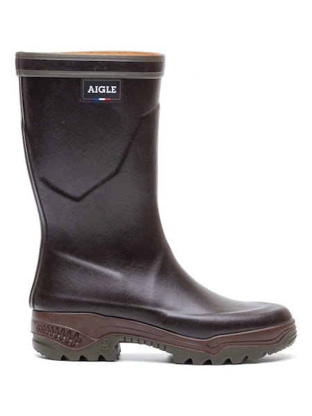 Brun Brown - Regular Aigle Parcours 2 Bott Mid Calf Wellies