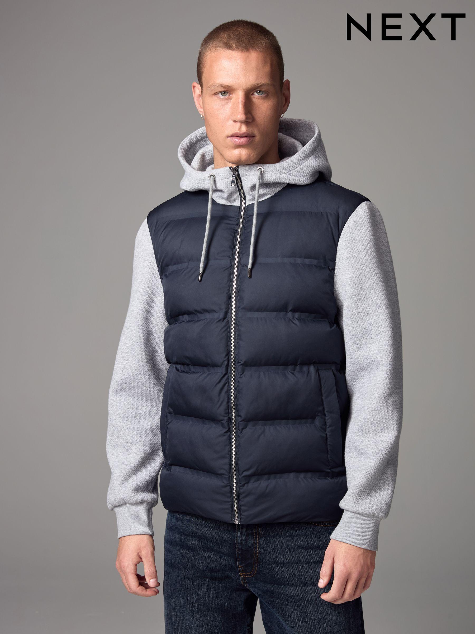 Big Grey Zip Through Short Jackets Next Luxembourg