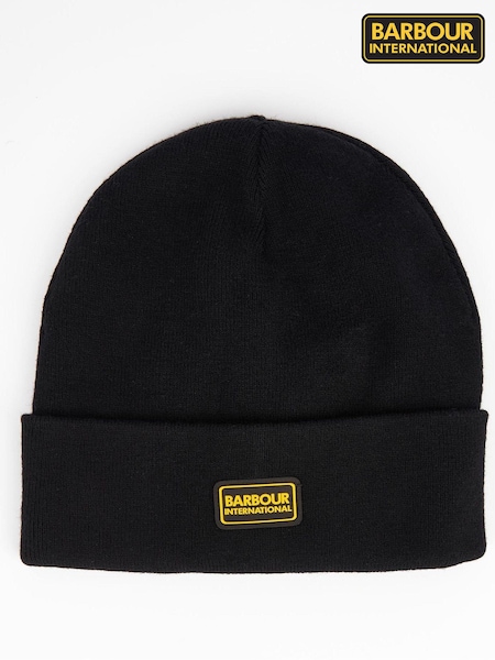 Barbour® International Sensor Legacy Black Beanie (533861) | ‏49 ر.ق.