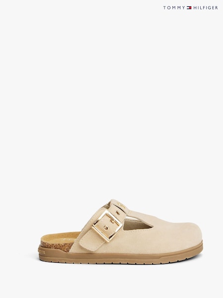 Табиғи - Tommy Hilfiger Sabot сандалдары