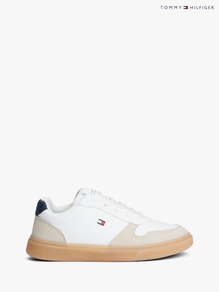 Natural - Tommy Hilfiger Low Cut Lace-up Sneakers