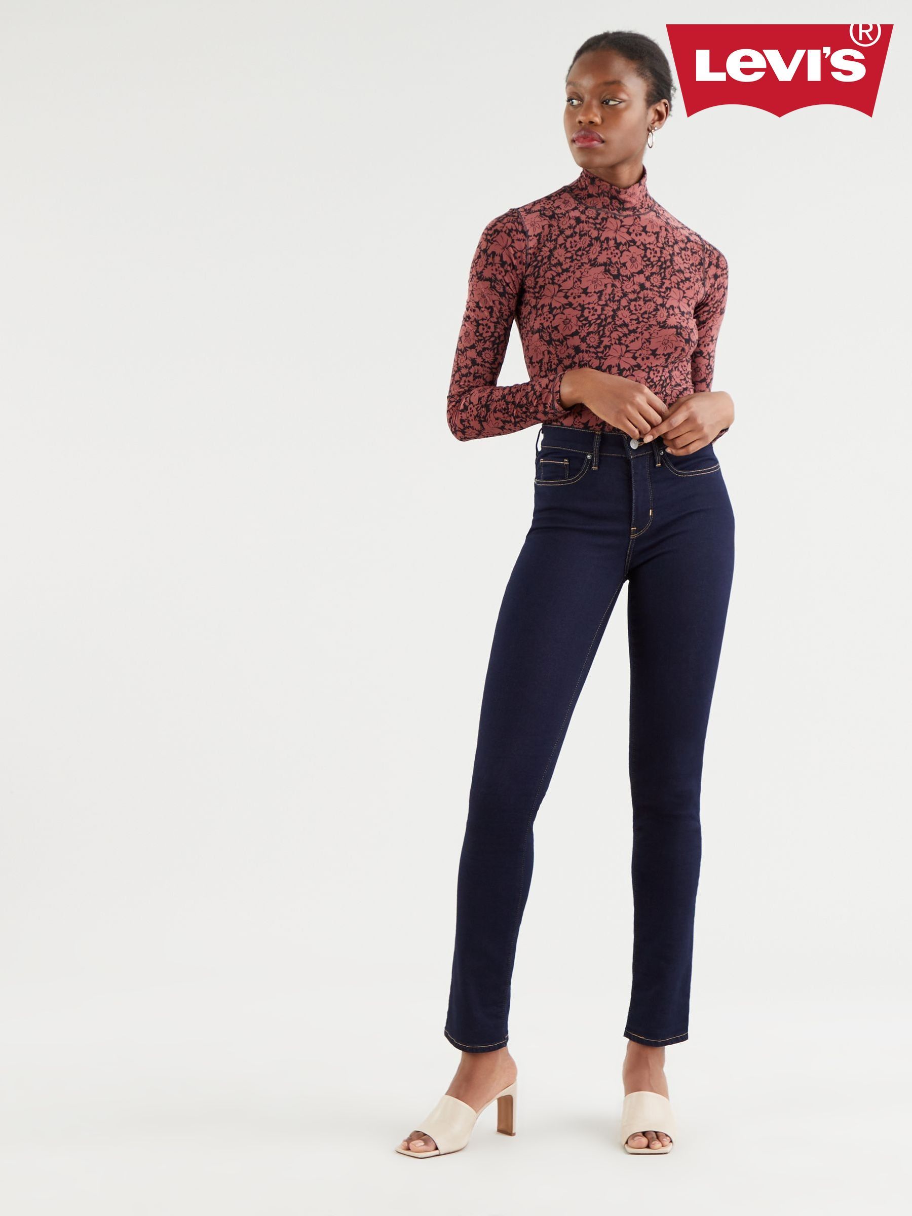 Levi's cropped jeans womens online