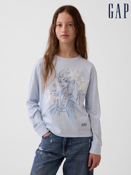 Ceriņkrāsas Frozen - Gap Oversized Flip-sequin Graphic T-shirt (4-13yrs)