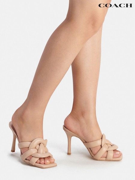 COACH Kellie Leather Court Heel Sandals (534859) | €191