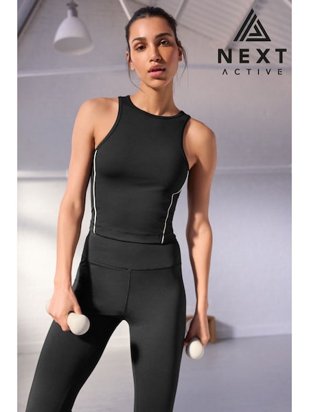 Black/White Supersoft Active Tank (534913) | €11