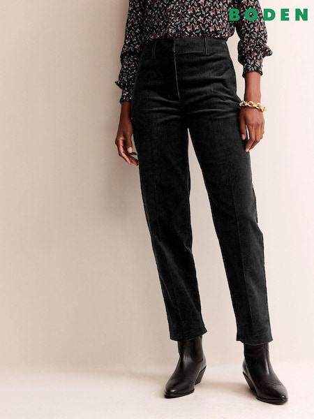 Boden Black Kew Corduroy Trousers (535057) | €54