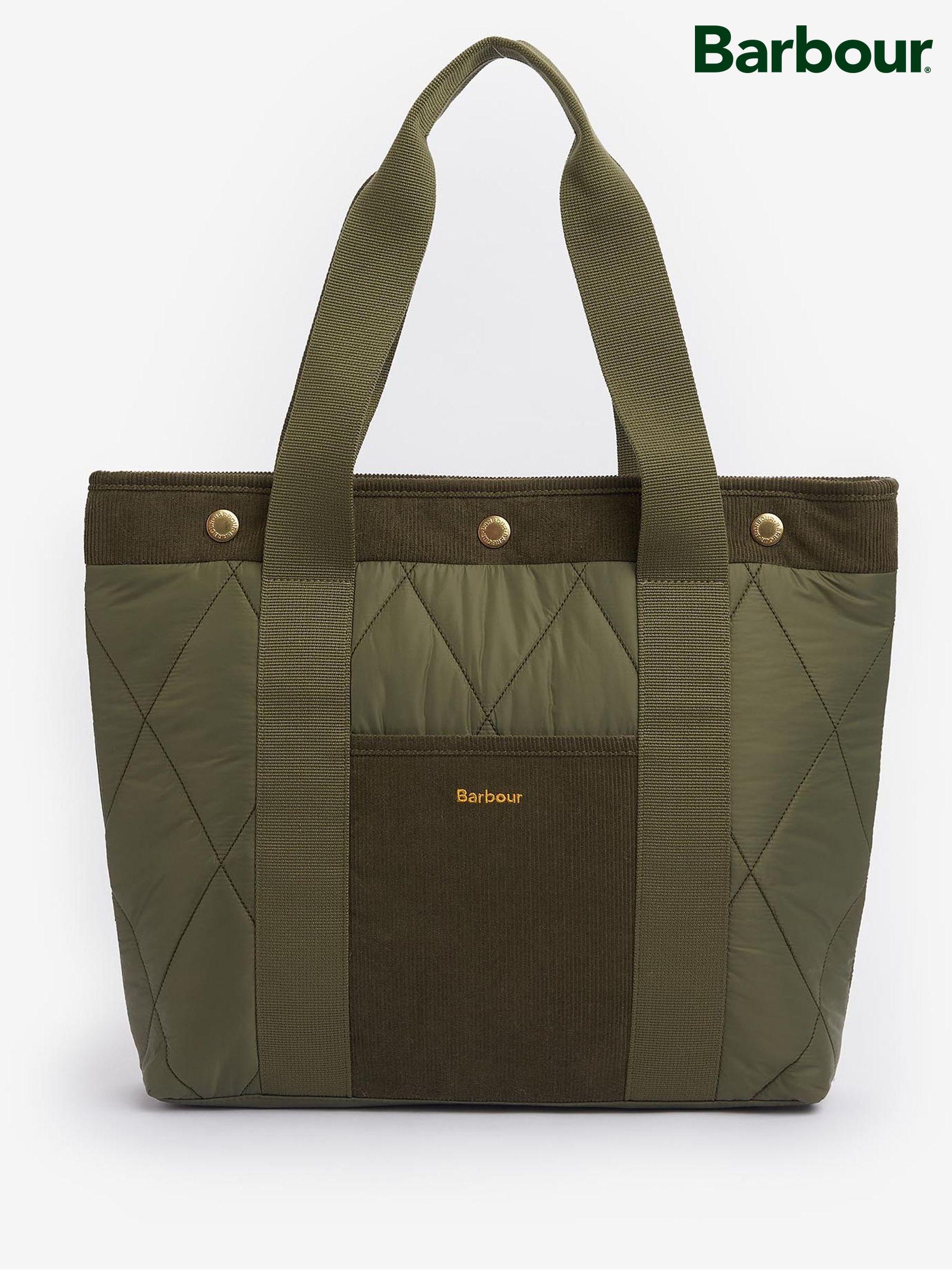 Barbour bag Green top