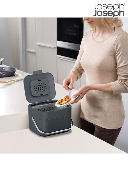 Joseph Joseph Graphite Stack 4 Food Waste Caddy (535273) | €42