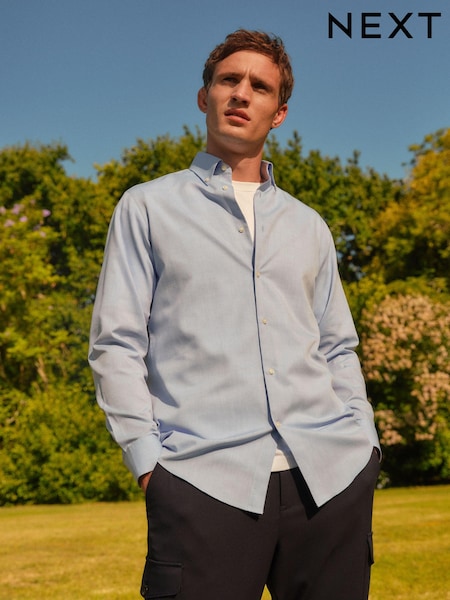 Light Blue Regular Fit Easy Care Oxford Shirt (535312) | 135 zł