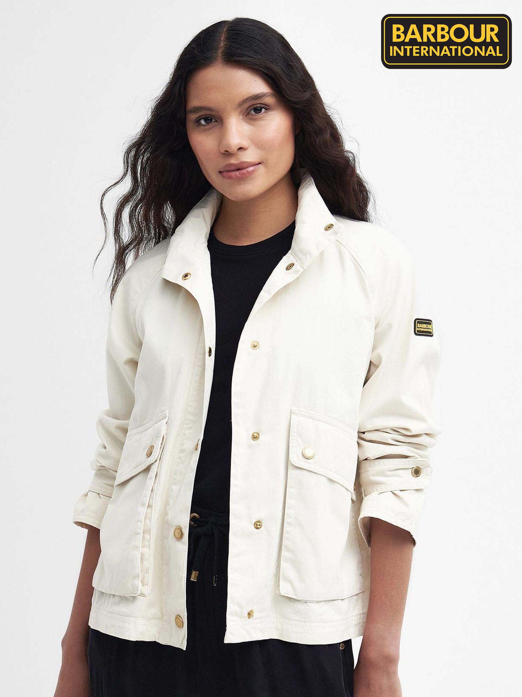 Barbour international white new arrivals