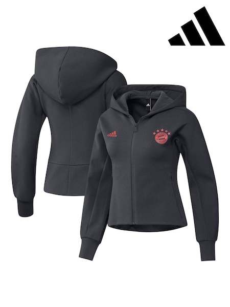 adidas Grey FC Bayern European Anthem Jacket Womens (535748) | €77