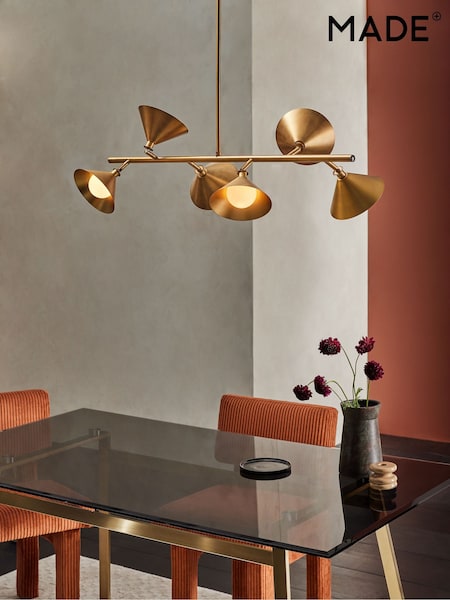 MADE.COM Brass Rhett Ceiling Spotlight (536169) | €298
