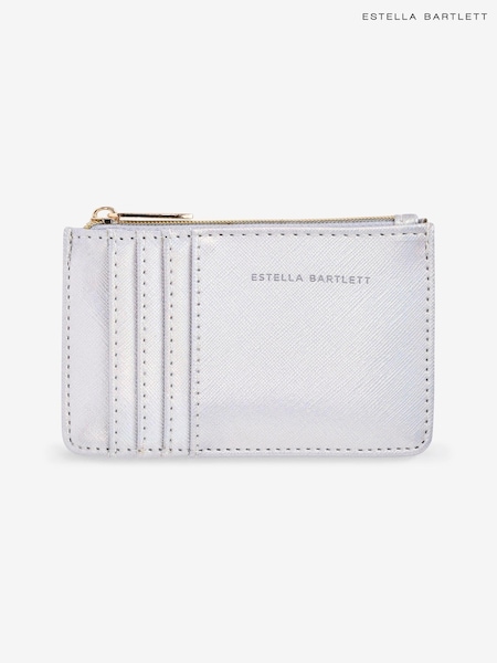 Estella Bartlett Silver Simple Floral Print Card Purse (536302) | €24