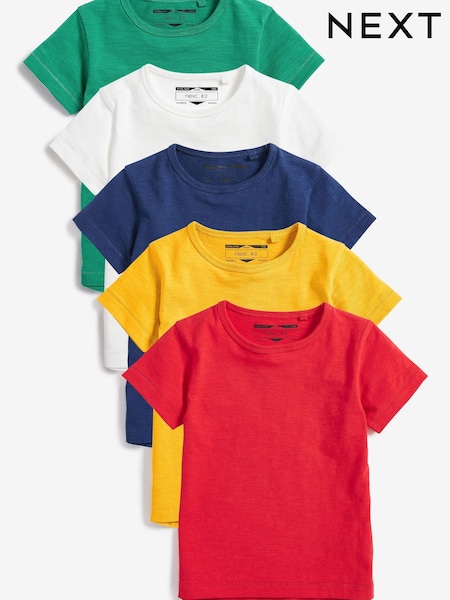 Primary - Kurzärmelige T-Shirts, 5er-Pack (3 Monate–7 Jahre) (536351) | 17 € - 21 €