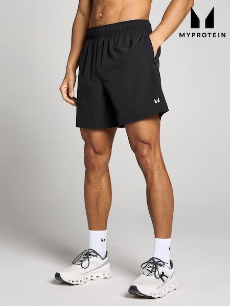 Black - Regular Myprotein 7 Inch Woven Training Shorts