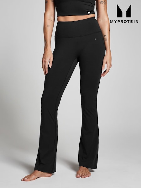 블랙 - Myprotein Tempo Flared Leggings