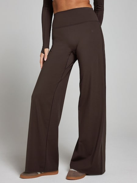 Brown - Myprotein Tempo Wide Leg Leggings