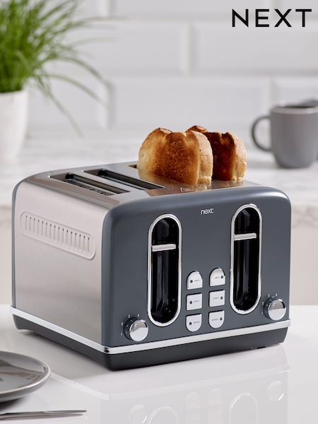 Dark Grey Electric 4 Slice Toaster (537056) | €76