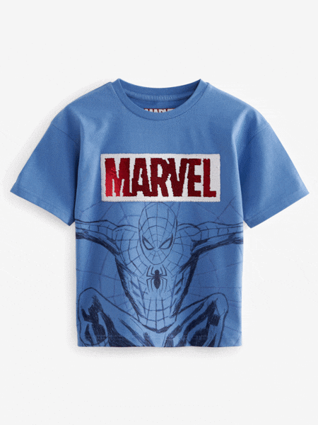 Blue Flippy Sequin License T-Shirt (3-16yrs) (537934) | €20 - €24