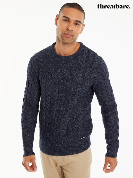 Threadbare Cable Knit Crew Neck Jumper (539642) | 209 LEI