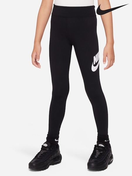 Schwarz - Nike Essentials Logo Mid-Rise Leggings (539796) | 19 €