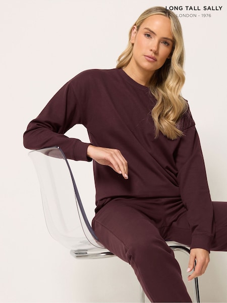 Red - Long Tall Sally Crew Neck Sweatshirt