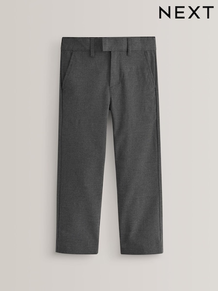 Grey Regular Waist School Formal Stretch Skinny Trousers (3-17yrs) (540945) | 40 QAR - 79 QAR