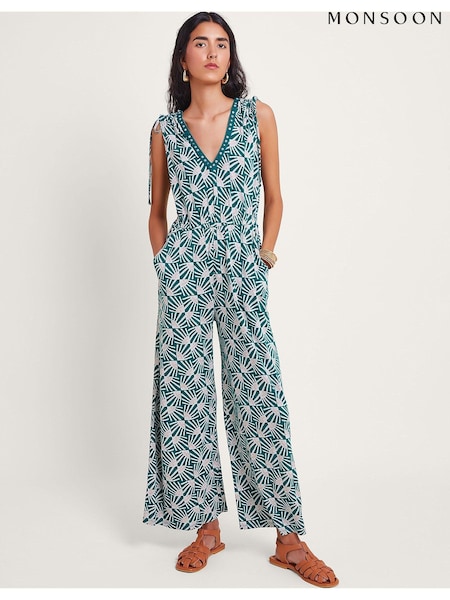 Monsoon Rosana Print Jumpsuit (541073) | 283 LEI