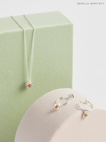 Estella Bartlett Silver Wildflower Necklace (541422) | €24