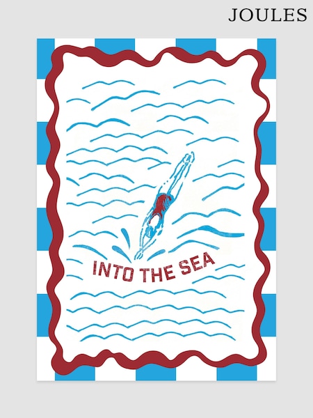 Joules Into The Sea Print Wall Art