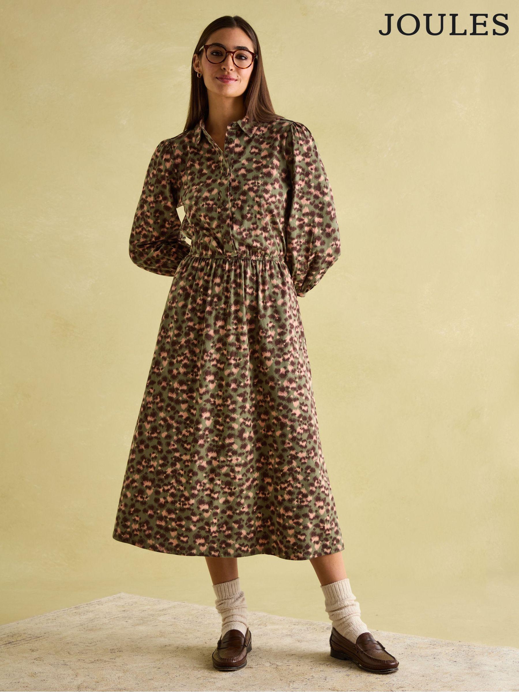 Women s Joules Midi Animal Print Cotton Dresses Next Oman