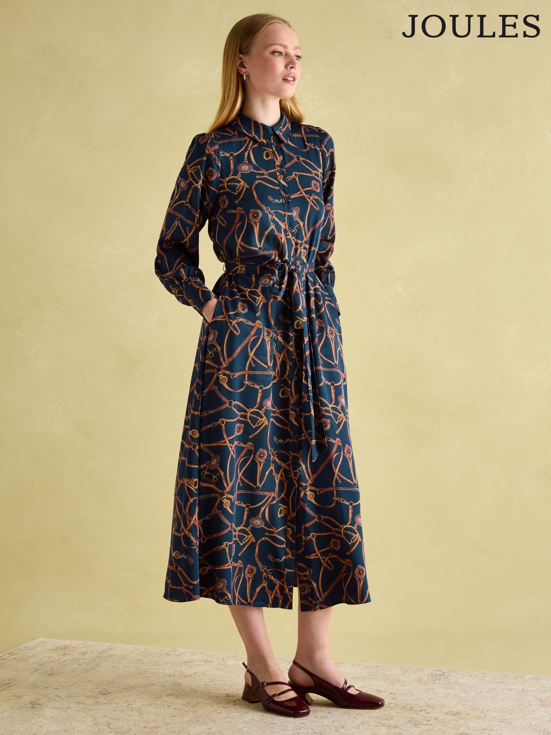 Joules Blue Shirt Dress Dresses Next Luxembourg