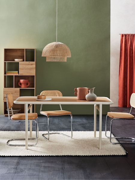 MADE.COM Ecru White Tuva 4 Seater Dining Table (543022) | €352