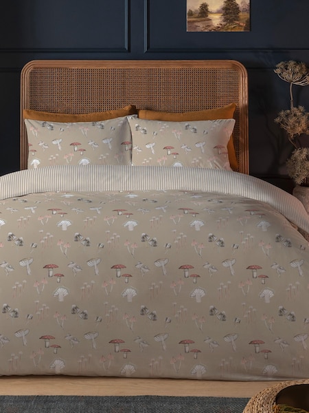 Copenhagen Home Foraging Mushrooms Duvet Cover And Pillowcase Set
