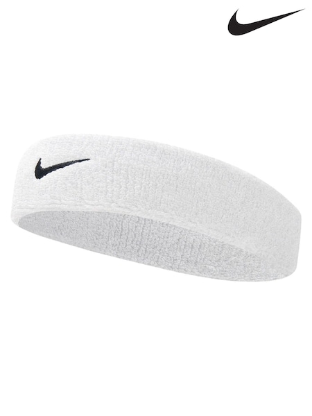 Белый - Nike Swoosh Headband (543117) | €9