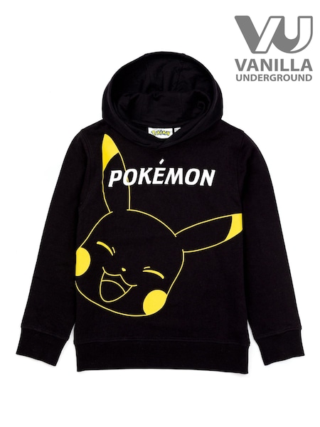 Vanilla Underground Black Boys Pokemon Pikachu 100% Cotton Hoodie (543416) | 99 QAR