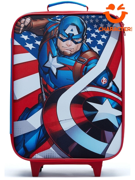 Character Silver Captian America Trolley Bag (543721) | 158 QAR