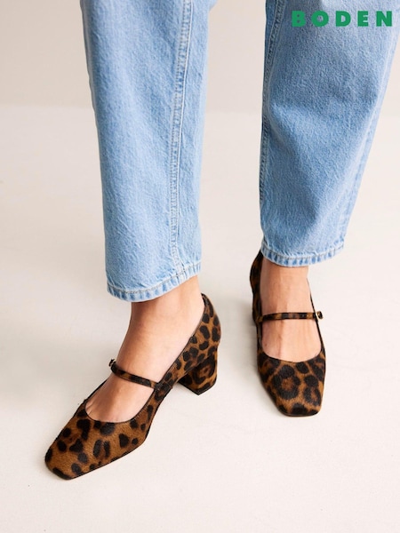 Boden Animal Block Heel Mary Jane Shoes (543764) | € 98