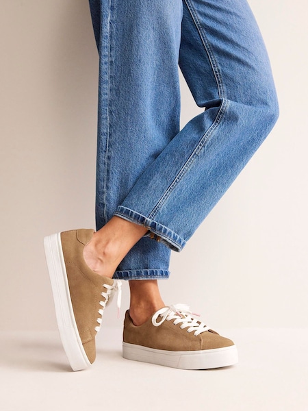 Boden Brown Flatform Trainers (544787) | €57