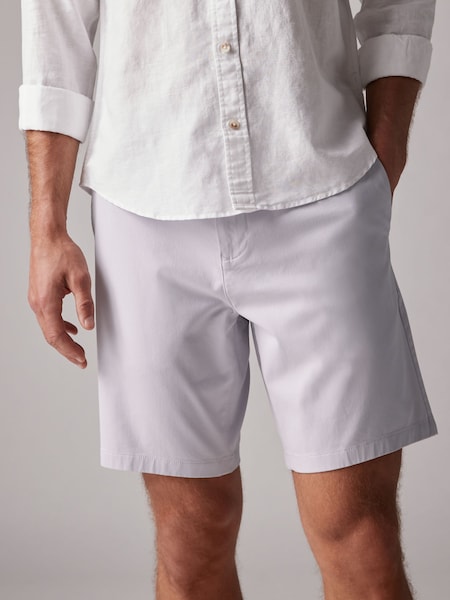 Lilac Purple Straight Fit Stretch Chinos Shorts (544879) | €5