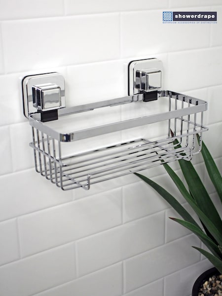Showerdrape Suction Wall Mounted Bottle Basket Pushloc (544992) | R$ 445